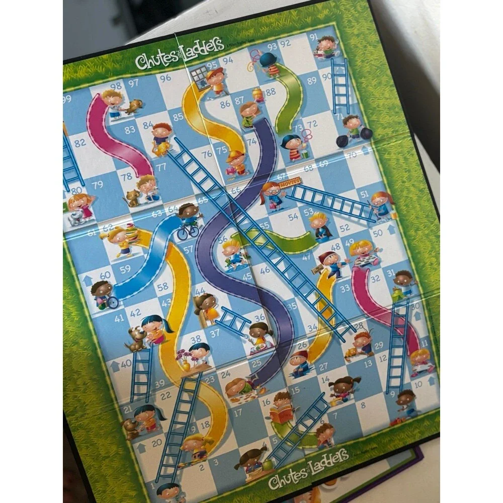Hasbro Chutes and Ladders Classic Preschool Collection board game *complete* 3+